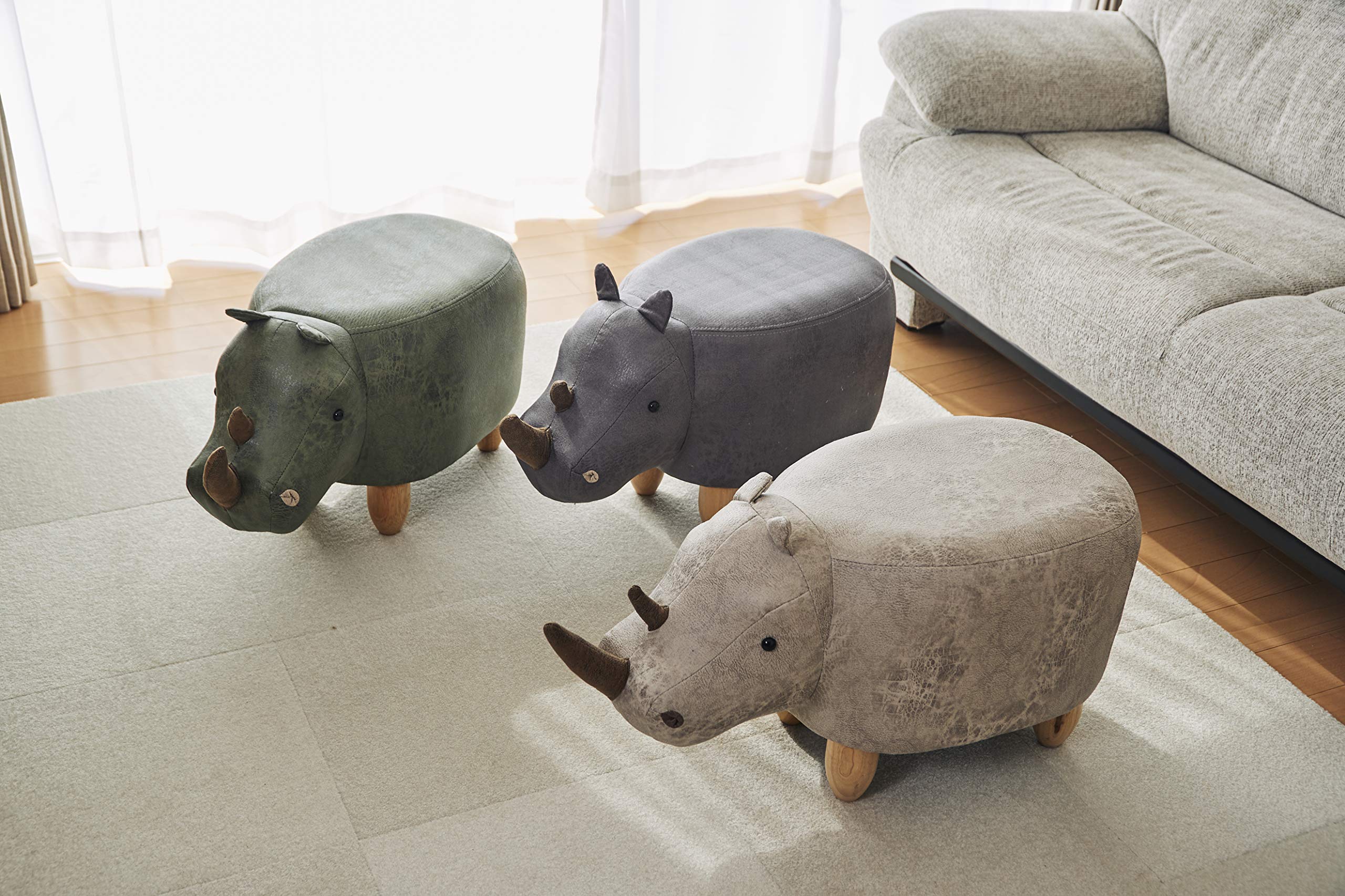【在庫処分】EN FANCE(アンファンス) サイのスツール Rhino リノ Amazon｜EN FANCE(アンファンス) サイのスツール Rhino リノ グレー EF